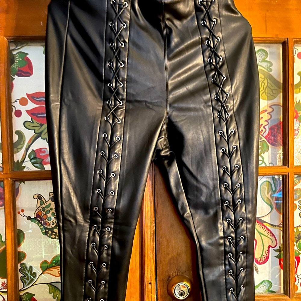 TopShop high quality faux leather legging/pants
